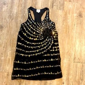 Breath taking Parker beaded mini dress!
